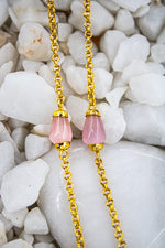 Multicolor Beaded Contemporary Necklace with attached at triangle pendent  | NarNari | NNMc268